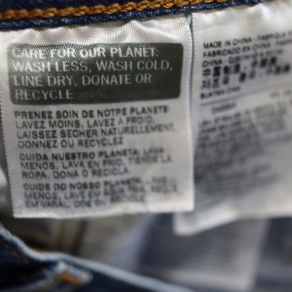 Levi’s 501 Y2K Cutoff Jean Shorts Raw Hem Festival Vintage Size 26 - Picture 15 of 16